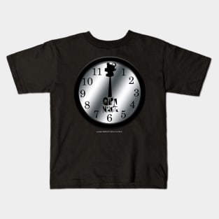 Cap'n Midnite Logo on Clock Kids T-Shirt